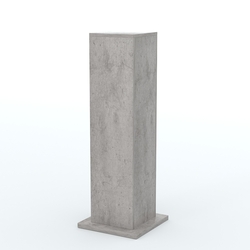 Подставка музейная "Коллекция" №5, Бетон Чикаго светло-серый F186 ST9