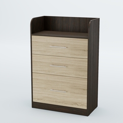 Стойка официанта "Бармен" №2, Дуб Венге + Дуб Сонома