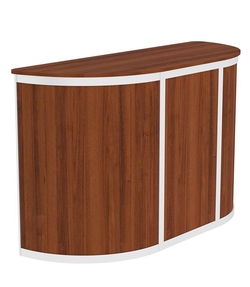 Прилавок из профиля с секторами №1 (открытый), Орех