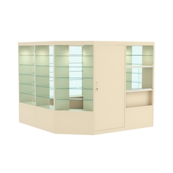 Павильон №6 из ДСП (9, 61 кв. м), Крем Вайс