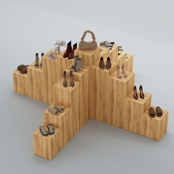 Демо-стенд Ступени-Крест №4, Дуб Золотистый