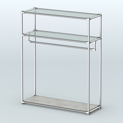 Островная торговая система ХРОМ 1200 мм №7, Метрополитан Грей