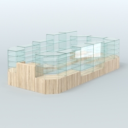 Павильон ИСТРА в центр зала №8 (открытый) (12, 77 кв.м), Дуб Сонома