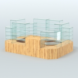 Павильон ИСТРА в центр зала №3 (открытый) (8, 26 кв.м), Дуб Золотистый