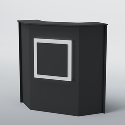 Ресепшен угловой ТРЕУГОЛЬНИК №2, Антрацит