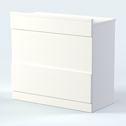 Стол - верстак с ящиками №2, Белый