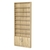 Стеллаж из ДСП с 7-ю полками 100x900 мм серии LEVEL-7 №8 (З/C - ДВП) Дуб Сонома