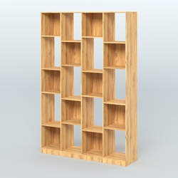 Стеллаж из ДСП серии ЛОФТ №11-1, Дуб Золотистый