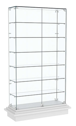 Витрина с шестью полками ЗИККУРАТ №9, Серый