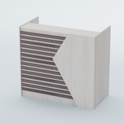 Ресепшен граунд №6Б, Ясень Анкор светлый + Ясень Анкор темный