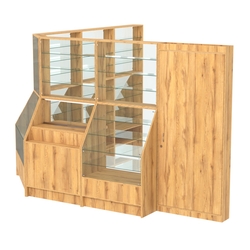 Павильон АЛМАЗ №11 (12, 67 кв. м), Дуб Золотистый