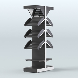 Островной высокий стеллаж для хлеба и выпечки Феникс №14, Черный