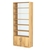 Стеллаж из ДСП с 5-ю полками 400x900 мм серии LEVEL-5 №14-1 (З/C - СТЕКЛО) Дуб Золотистый
