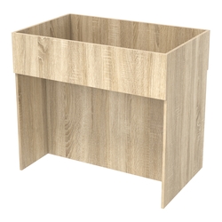 Корзина для распродаж из ДСП №5, Дуб Сонома