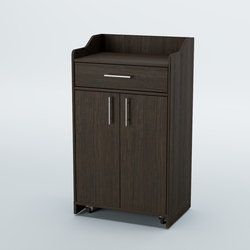 Стойка официанта "Бармен" №5-П передвижная, Дуб Венге