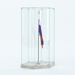 Витрина для знамени №1, Метрополитан Грей