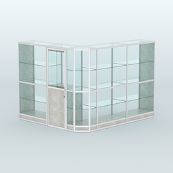 Павильон из профиля угловой №3г (5,5 кв.м), Метрополитан Грей