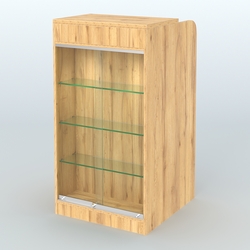 Ресепшен-Лайт №7 (600 мм) (Фасадная стенка - ЛДСП), Дуб Золотистый