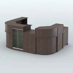 Пристенный павильон Чай и Кофе с собой №2, Дуб Венге