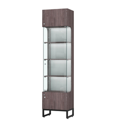 Витрина Монти №1-П, Ясень Анкор темный