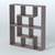 Торговый стеллаж Лофт №2 средний четырех- модульный Ясень Анкор темный