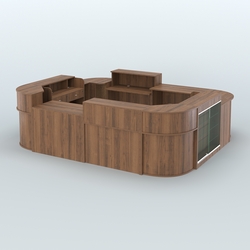 Островной павильон Чай и Кофе с собой №4, Орех