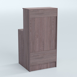 Ресепшен серии ПРАЙМ №2Б, Ясень Анкор темный