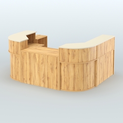 Пристенный павильон Чай и Кофе с собой №5, Дуб Золотистый и Крем Вайс