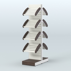 Островной стеллаж для хлеба и выпечки Феникс №6, Дуб Венге + Белый