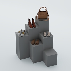 Демо-стенд Ступени-Шаг №1, Темно-Серый