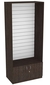 Торговая витрина СЭСП с эконом-панелью №1-500 (открытая) Дуб Венге
