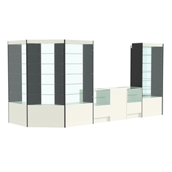 Павильон №12 из ДСП, Белый и Черный