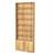 Стеллаж из ДСП с 6-ю полками 100x900 мм серии LEVEL-6 №8 (З/C - ДВП) Дуб Золотистый