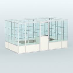 Павильон из профиля островной №2б, Белый