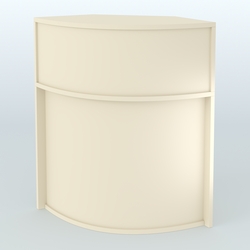 Ресепшен-Лайт секторный-эконом №10, Крем Вайс