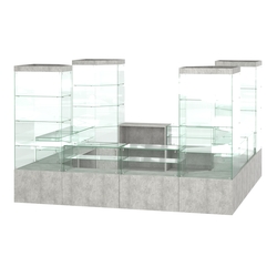 Павильон ИСТРА островной №2а (11, 35 кв.м), Метрополитан Грей