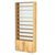 Стеллаж из ДСП с 9-ю полками 300x900 мм серии LEVEL-9 №12-1 (З/C - СТЕКЛО) Дуб Золотистый