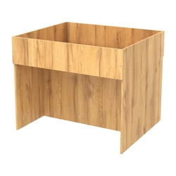 Корзина для распродаж из ДСП №10, Дуб Золотистый