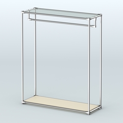 Островная торговая система ХРОМ 1200 мм №1, Крем Вайс