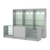 Комплект витрин ЭК-01 и прилавков ЭК-4 Серый