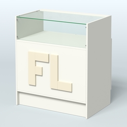 Прилавок "Фаберлинк" №2-800, Белый + Крем Вайс
