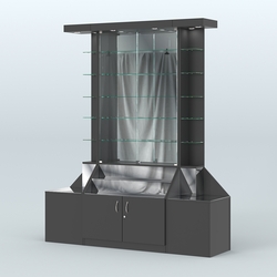 Павильон с верхней подсветкой серии Эталон №7, Черный