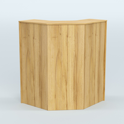 Ресепшен серии ПРАЙМ №3 угловой, Дуб Золотистый