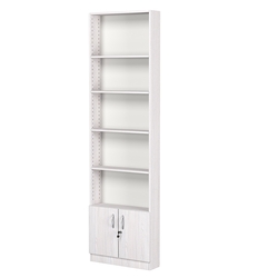 Стеллаж из ДСП с 4-мя полками 150x600 мм серии LEVEL-4 №2 (З/C - ДВП), Ясень Анкор светлый