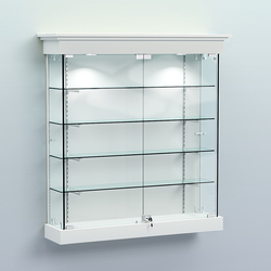 Витрина для музеев "Коллекция" настенная №2-4-РЕГ, Белый