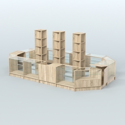 Торговый Островок "Эконом" №21 (15, 87 кв.м), Дуб сонома