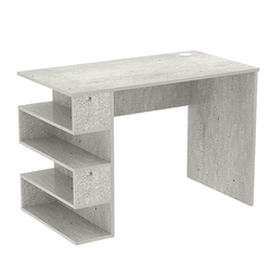 Стол письменный со стеллажом СПС-03-Л (левосторонний), Метрополитан Грей