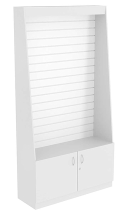 Стеллаж из ДСП под ЭП №2 серии Эконом, Серый