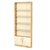 Стеллаж из ДСП с 4-мя полками 150x900 мм серии LEVEL-4 №9 (З/C - ДВП) Дуб Золотистый и Крем Вайс