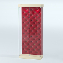 Витрина под знамя №1Б-900 (задняя стенка бархат каретка), Крем Вайс